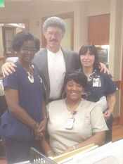 Donald Pierini With The Three Woman